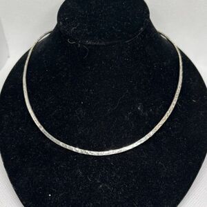 Hammered Sterling Silver Torc